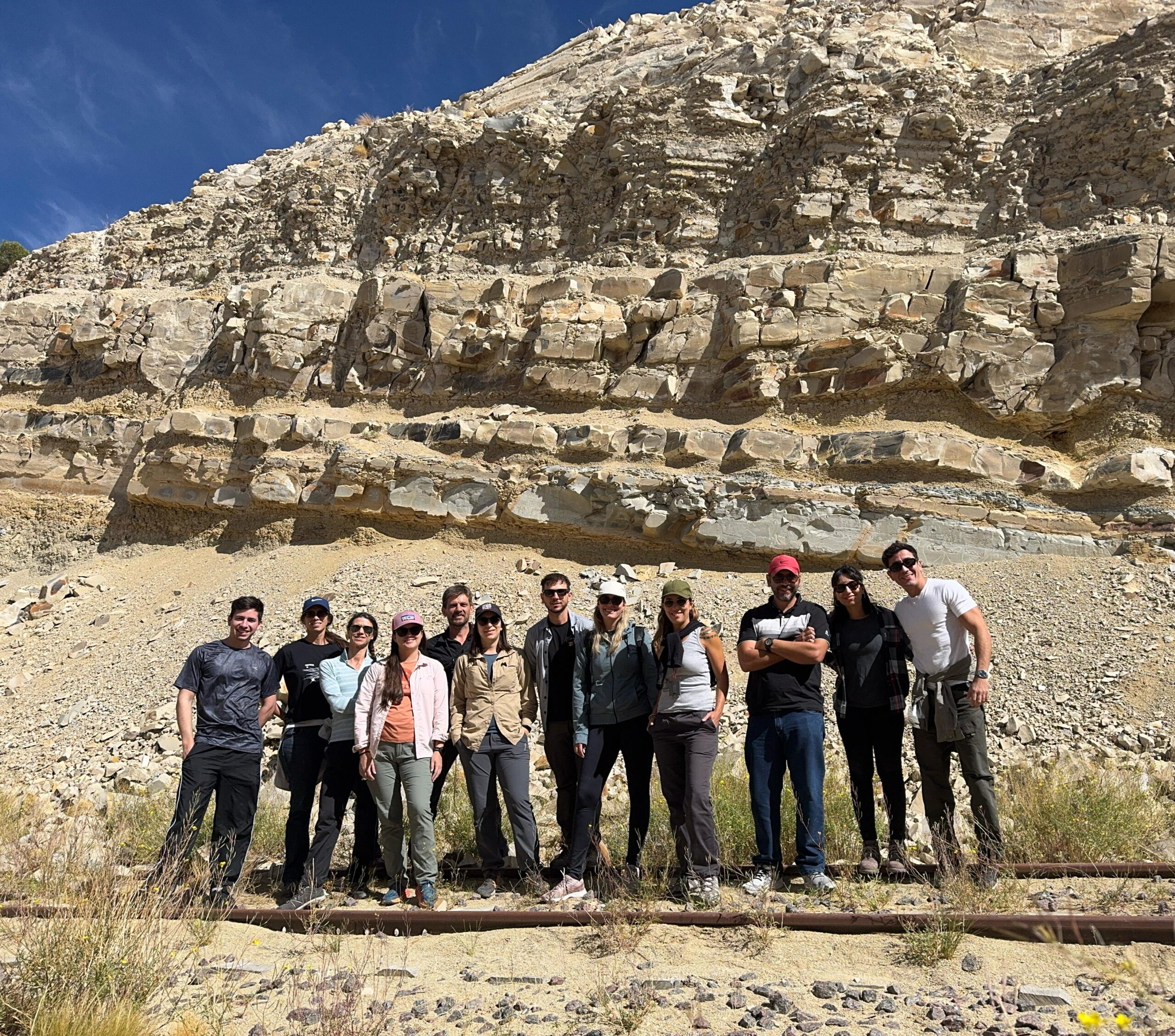 Synergies group at the end of day three — closing of the Vaca Muerta field trip